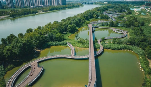 以水潤城，城發(fā)集團生態(tài)項目為鄭州注入“水的靈動”